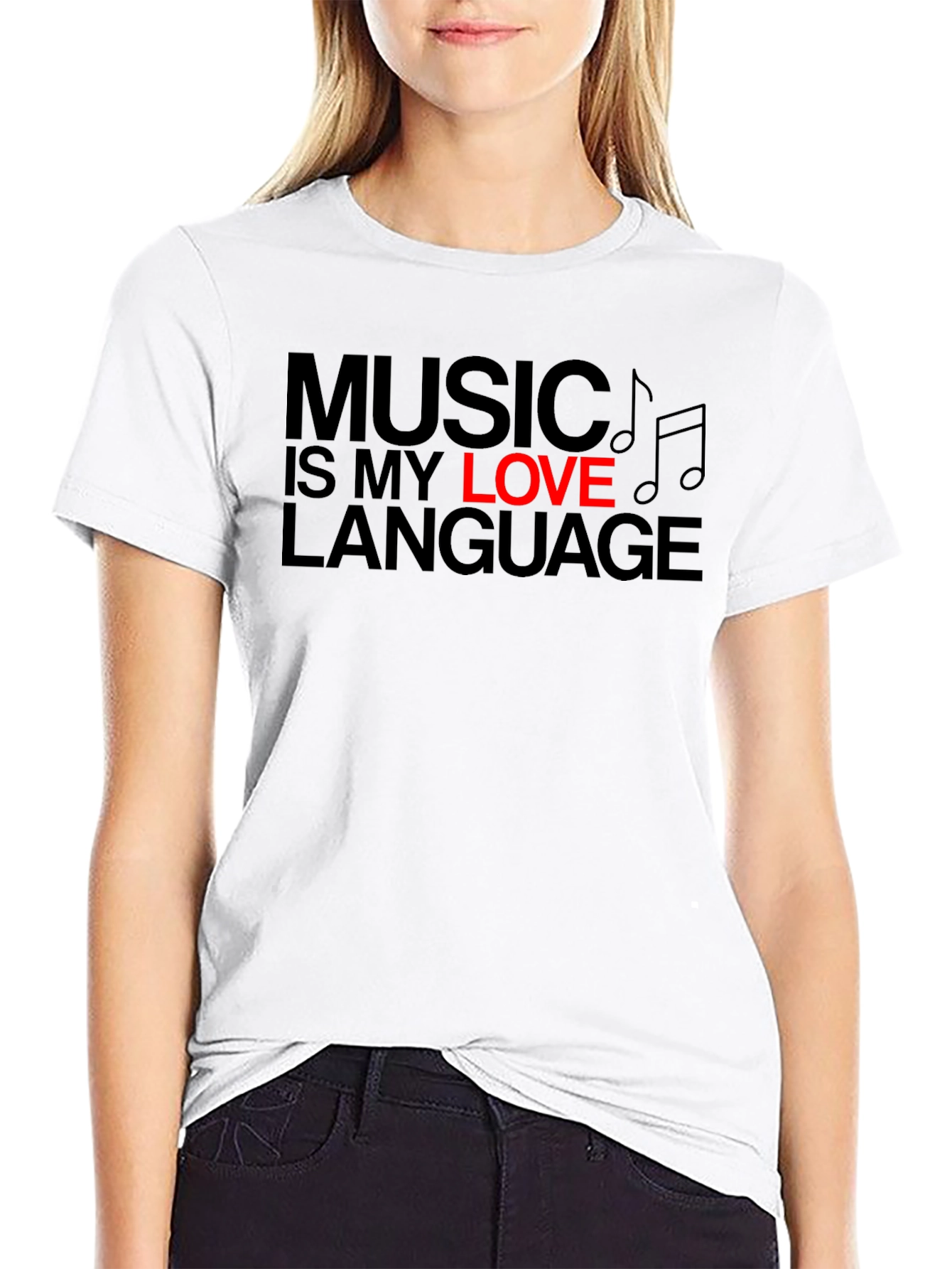 Music is My Love Language Graphic T-Shirt