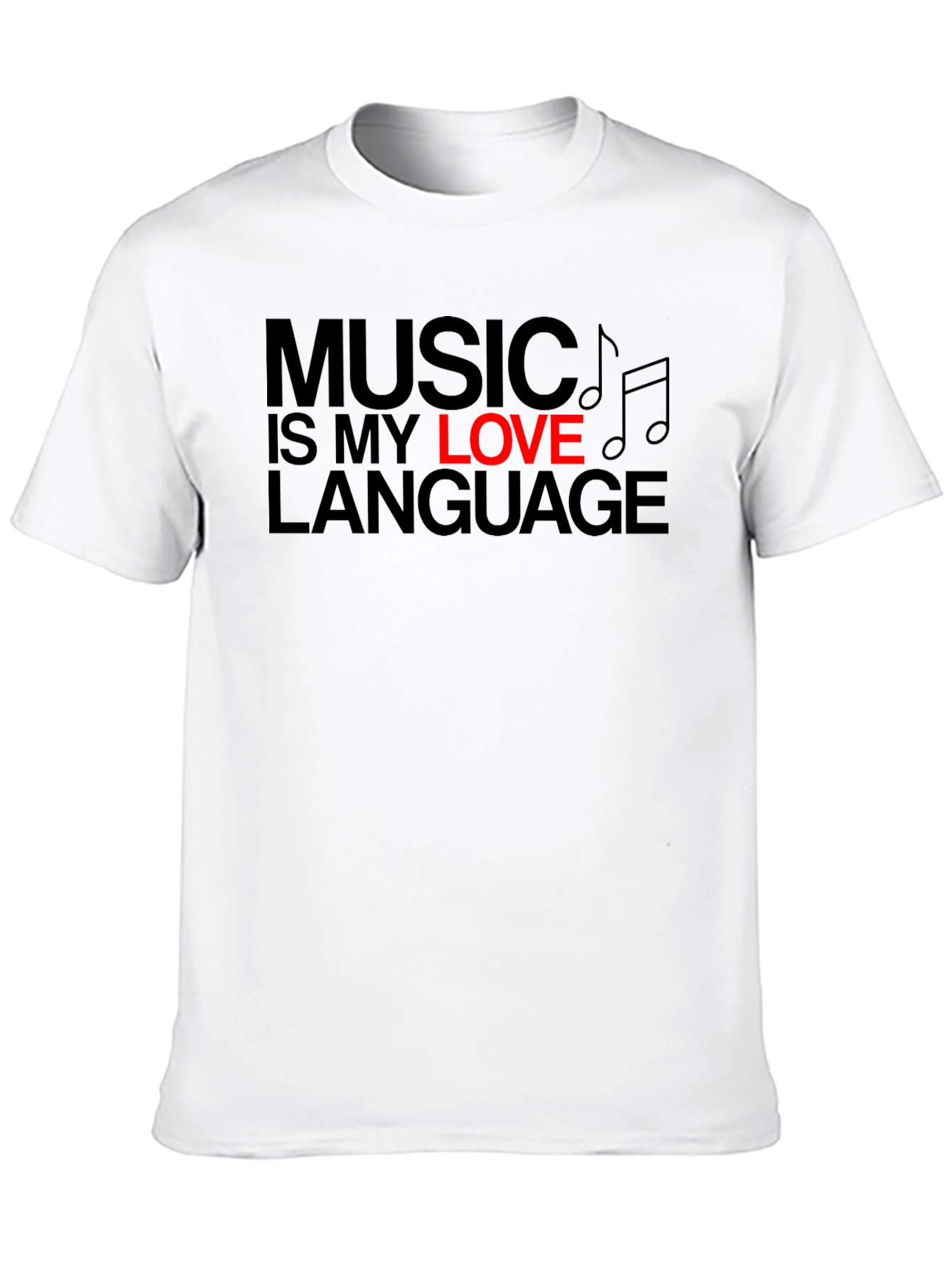 Music is My Love Language Graphic T-Shirt