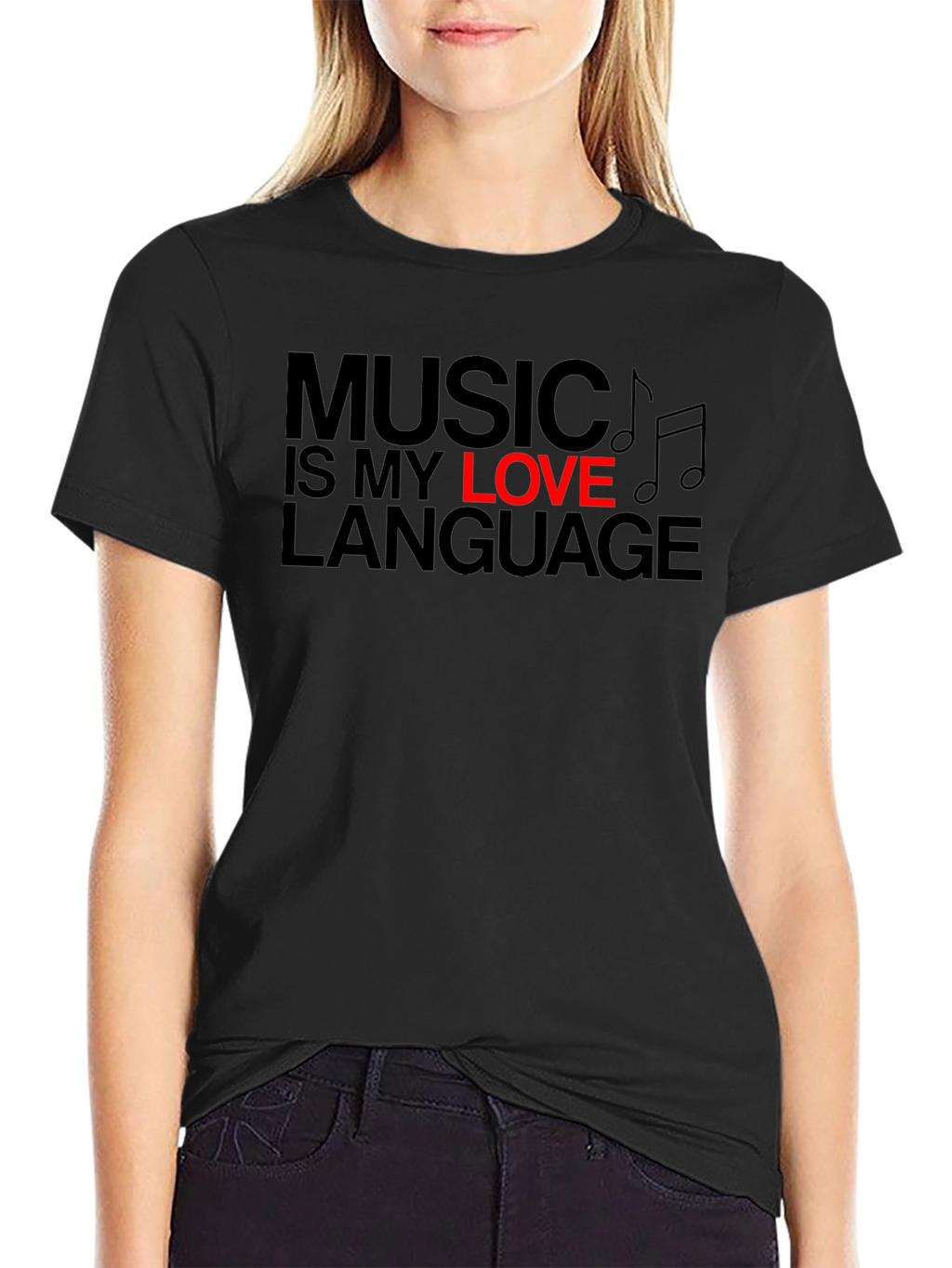 Music is My Love Language Graphic T-Shirt