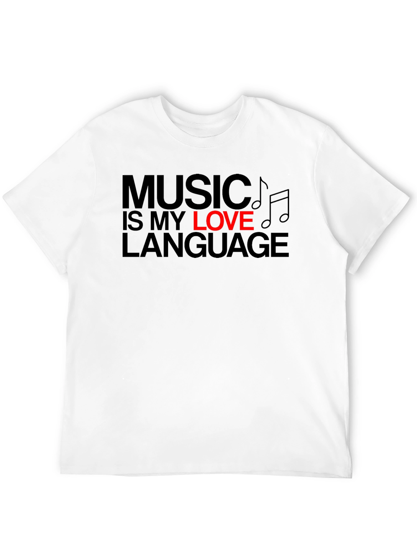 Music is My Love Language Graphic T-Shirt