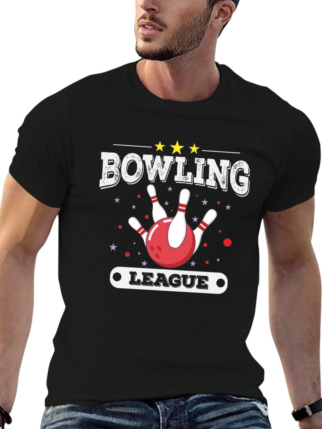 Bowling League Graphic Tee - Strike Up Fun!
