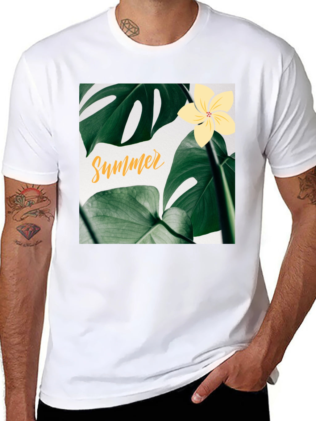 Tropical Summer T-Shirt - Stylish Graphic Tee