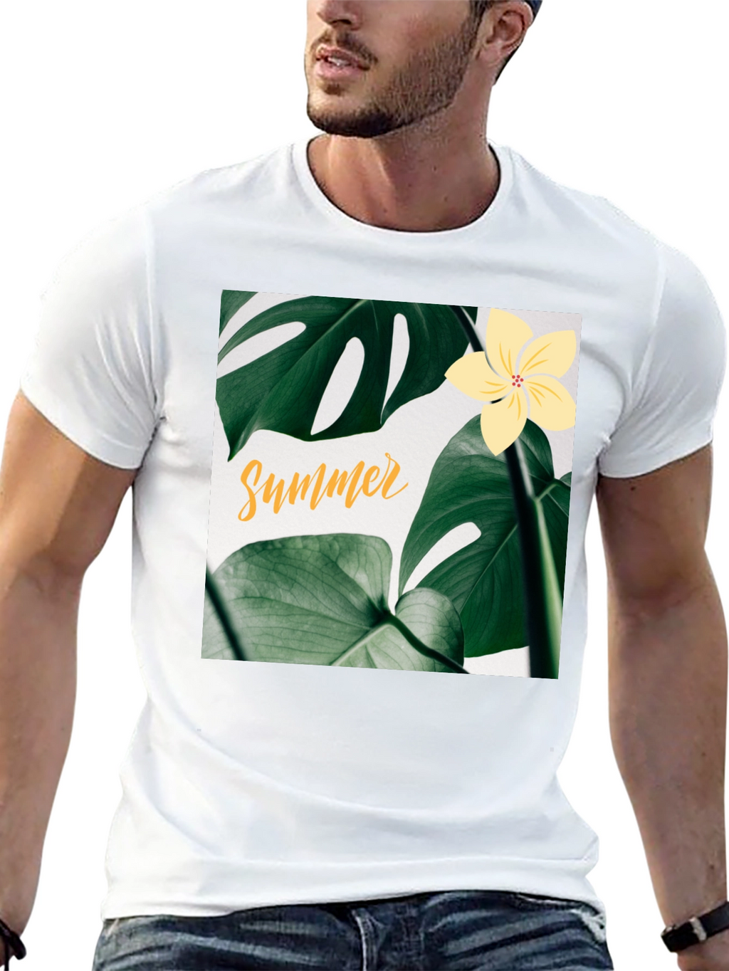 Tropical Summer T-Shirt - Stylish Graphic Tee