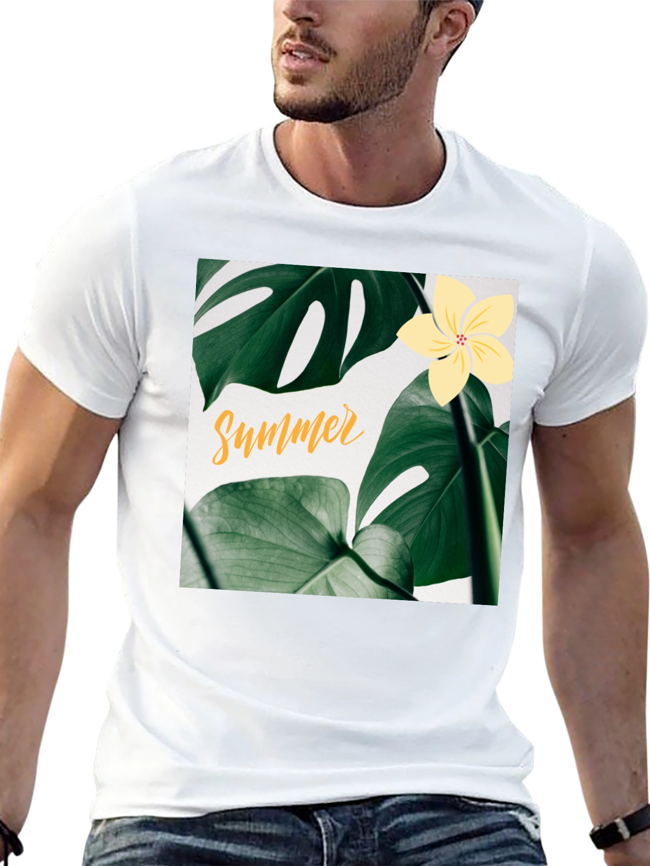 Tropical Summer T-Shirt - Stylish Graphic Tee