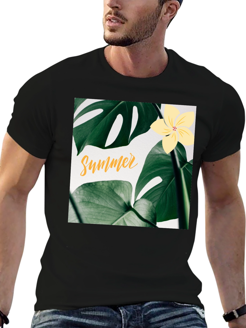 Tropical Summer T-Shirt - Stylish Graphic Tee
