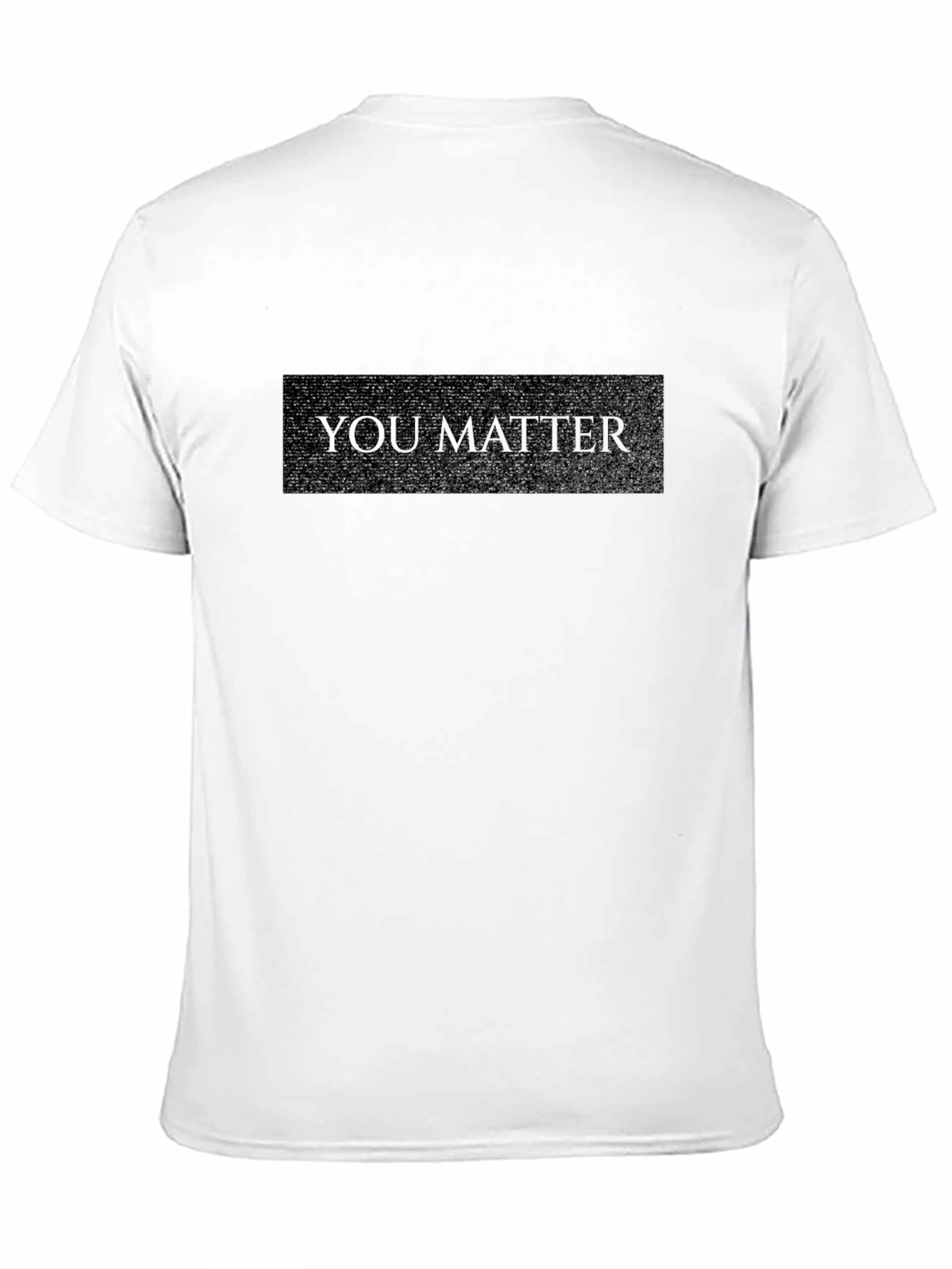 You Matter Black Graphic Tee Shirt