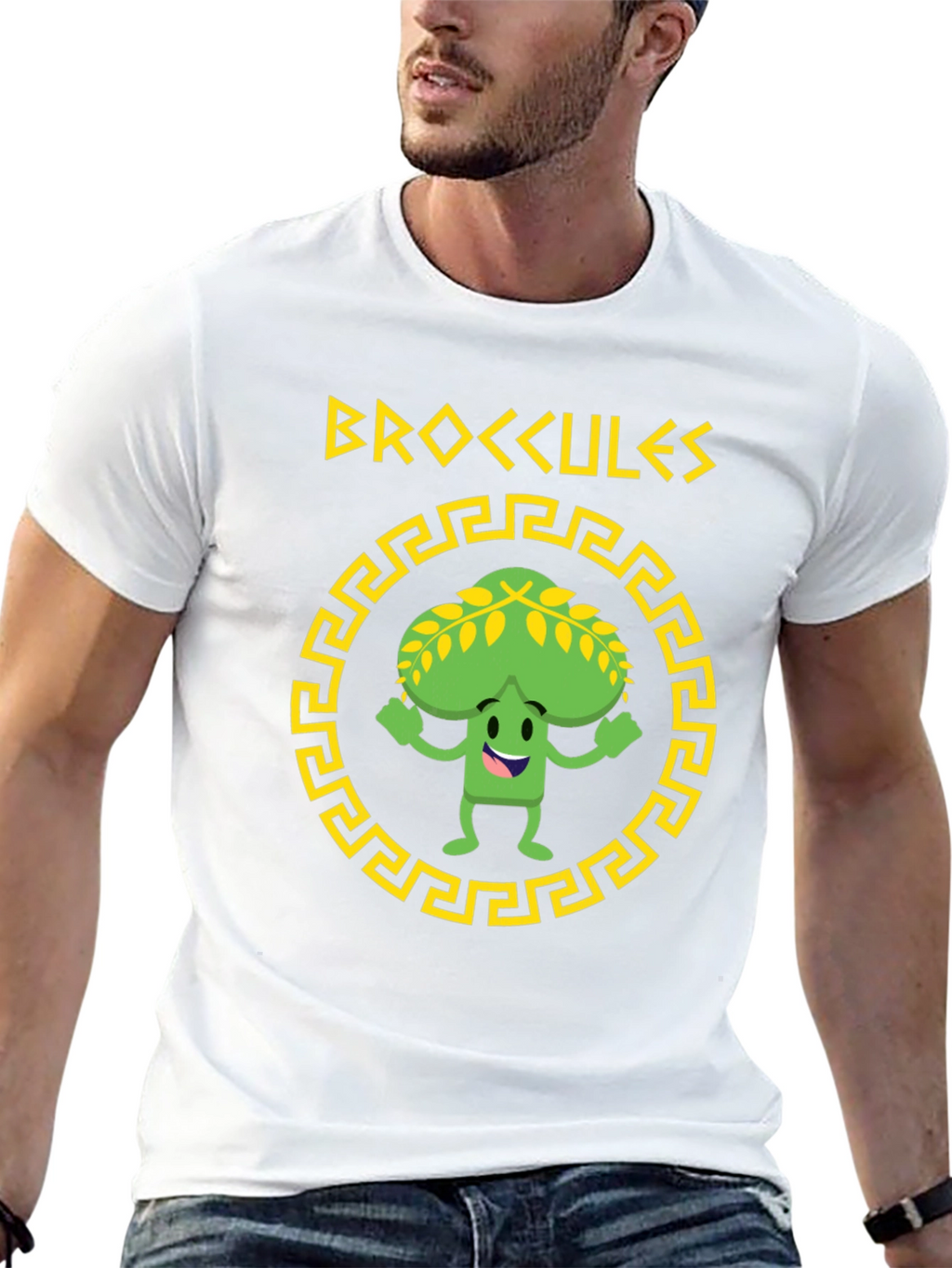 Brocckules T-Shirt - Funny Broccoli Hercules Tee