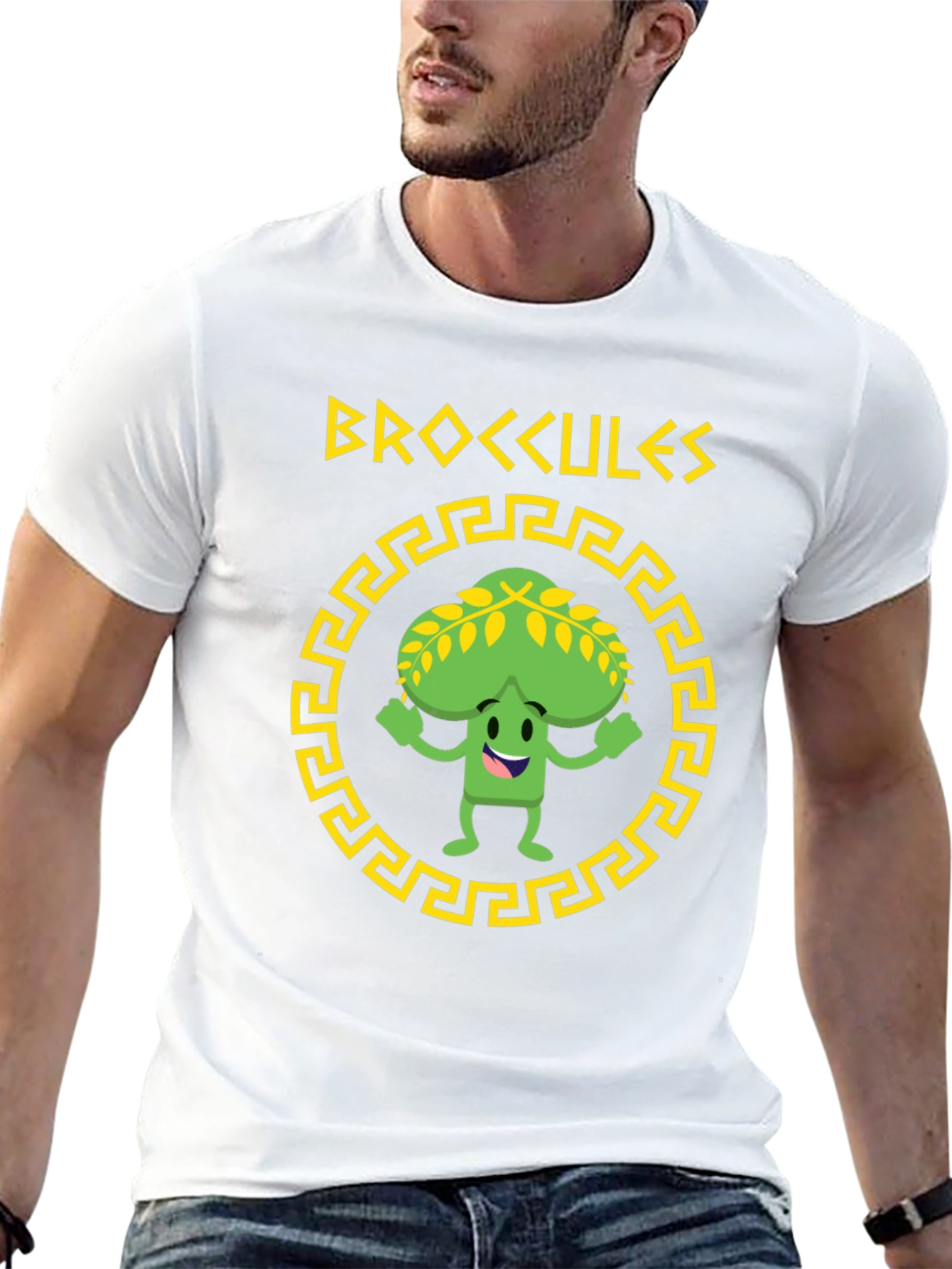 Brocckules T-Shirt - Funny Broccoli Hercules Tee