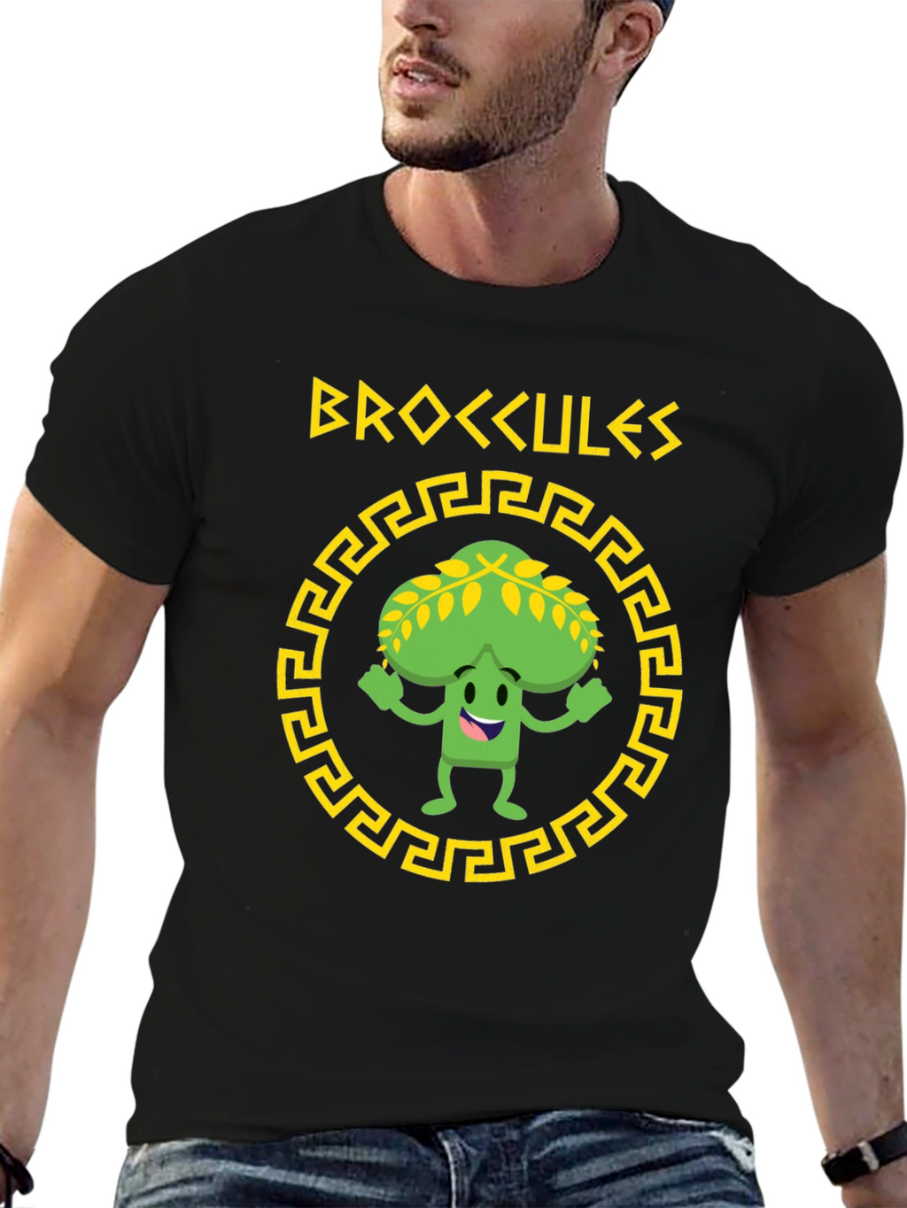 Brocckules T-Shirt - Funny Broccoli Hercules Tee