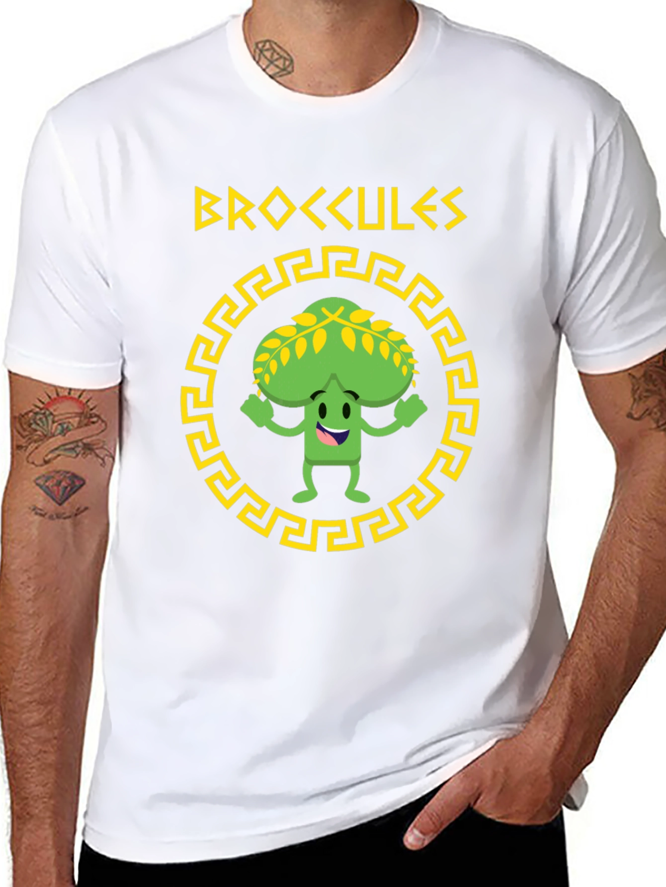 Brocckules T-Shirt - Funny Broccoli Hercules Tee