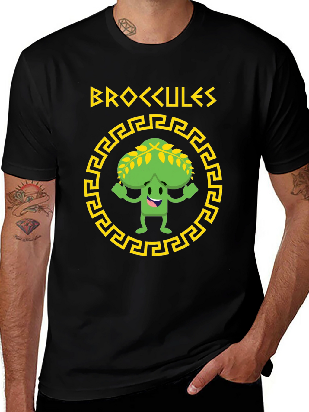 Brocckules T-Shirt - Funny Broccoli Hercules Tee