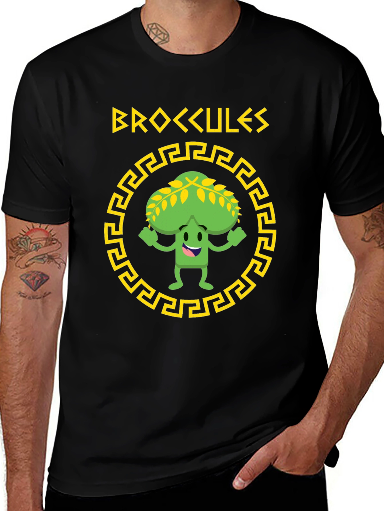 Brocckules T-Shirt - Funny Broccoli Hercules Tee