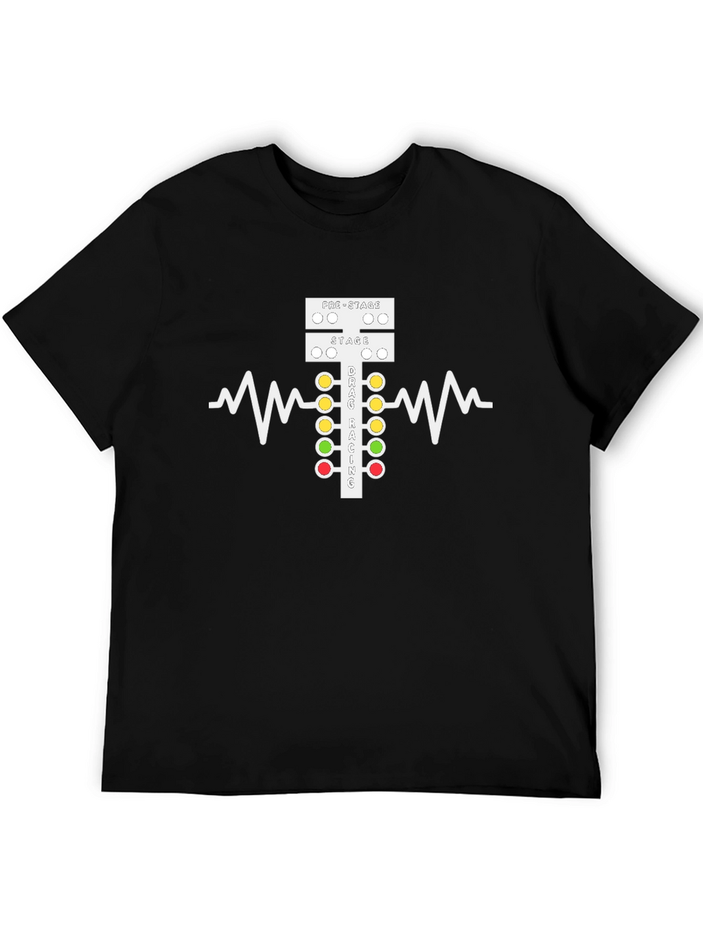 Drag Racing Tree T-Shirt - Black