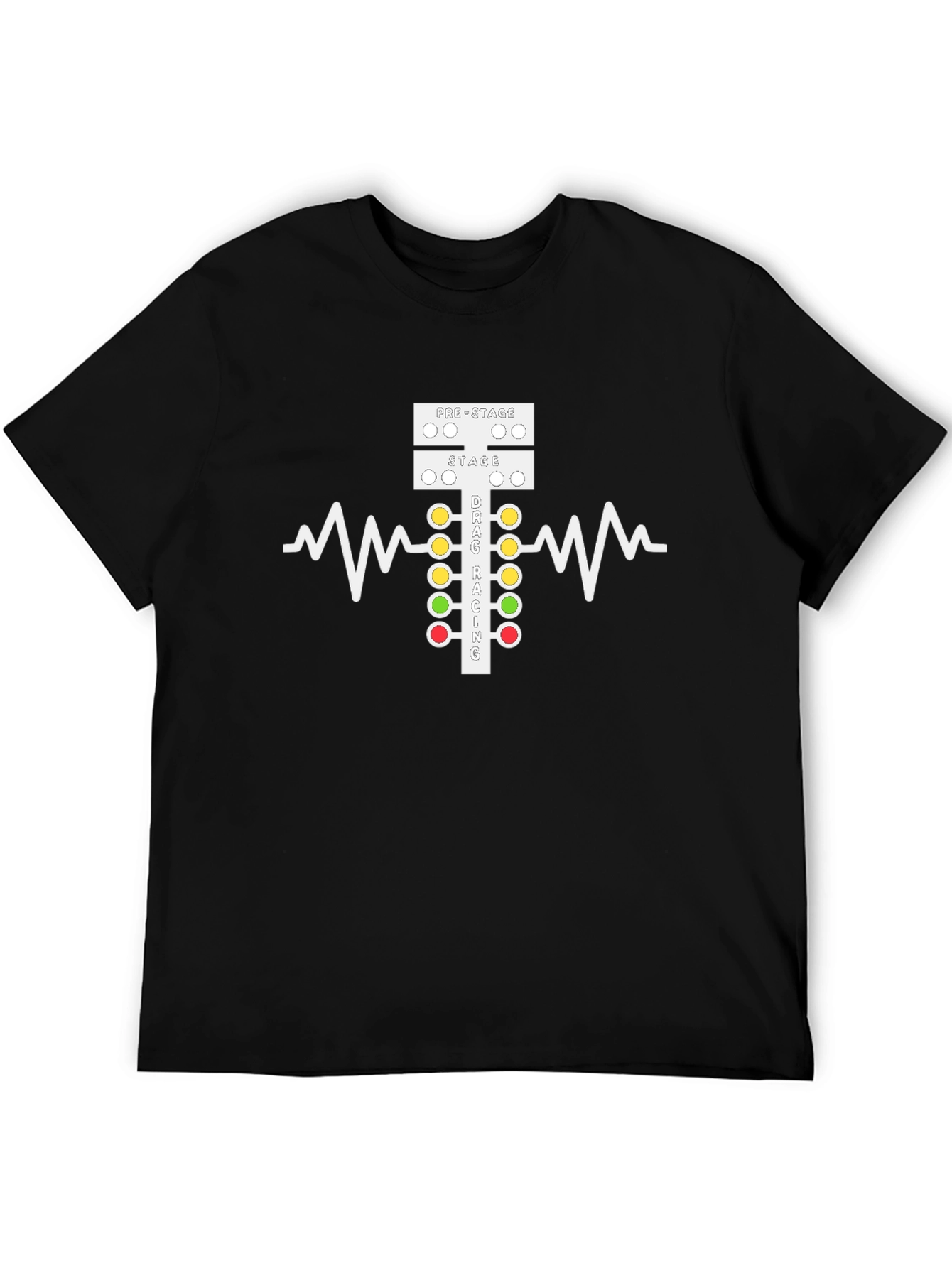 Drag Racing Tree T-Shirt - Black