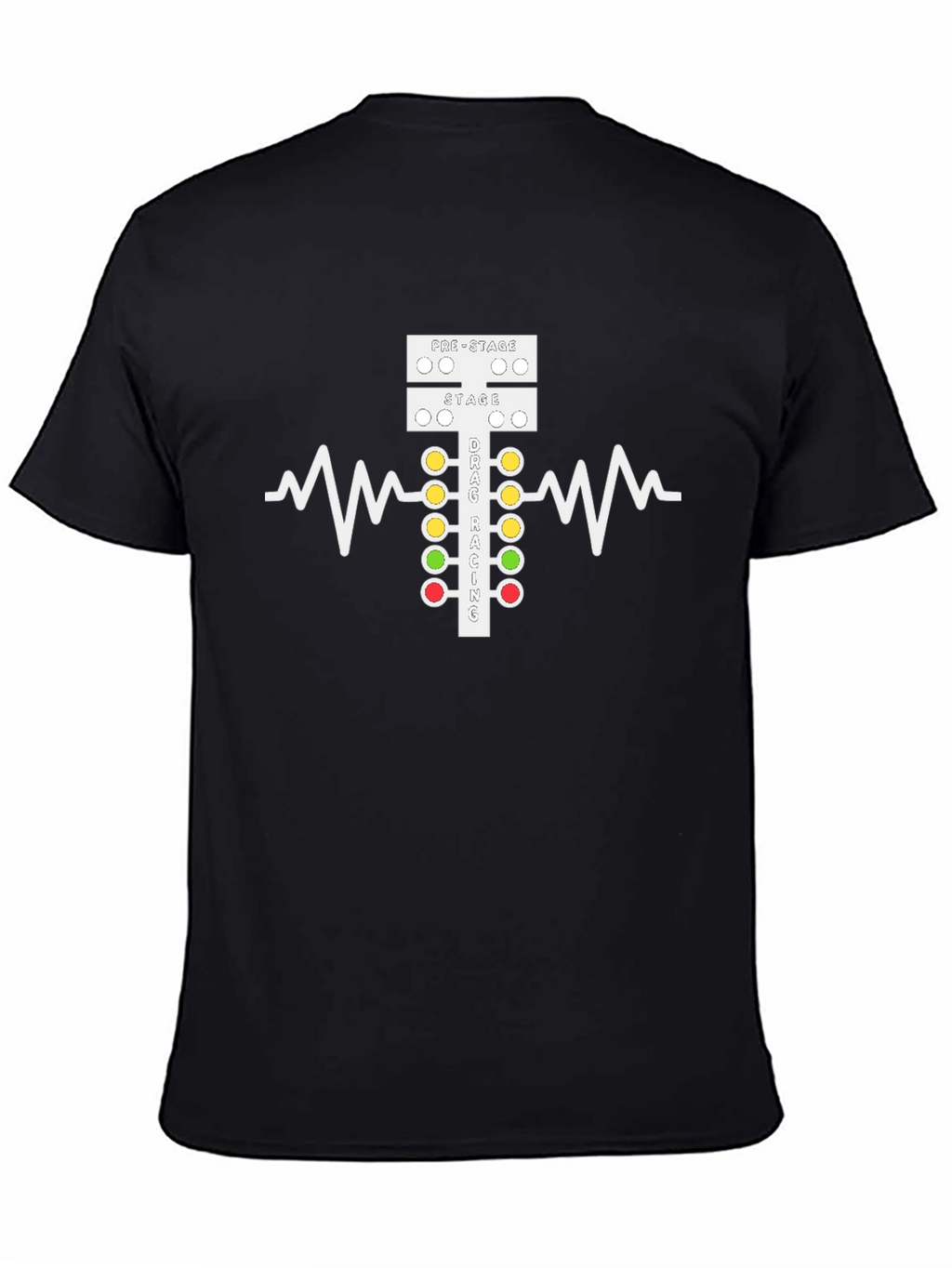 Drag Racing Tree T-Shirt - Black