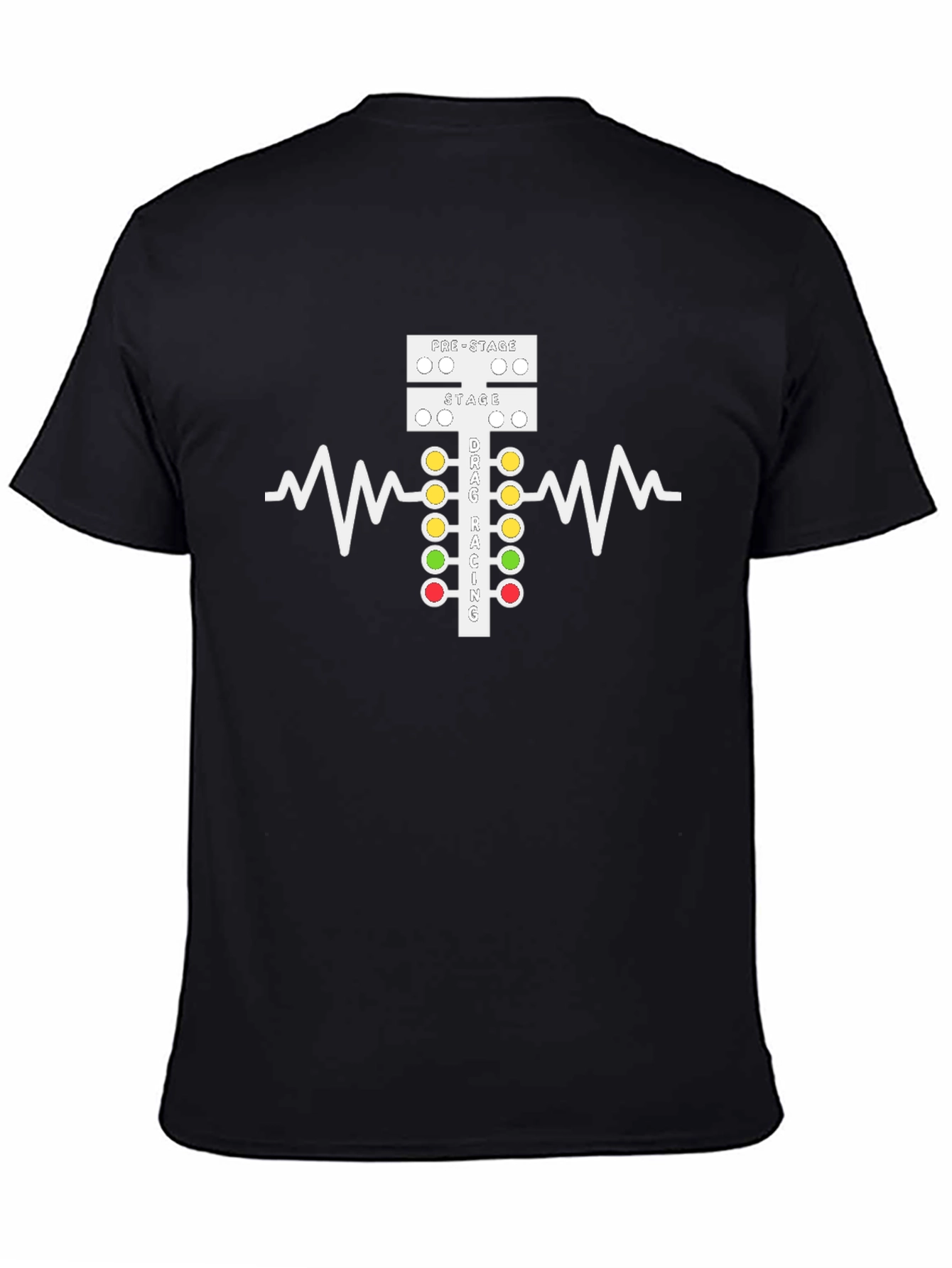 Drag Racing Tree T-Shirt - Black