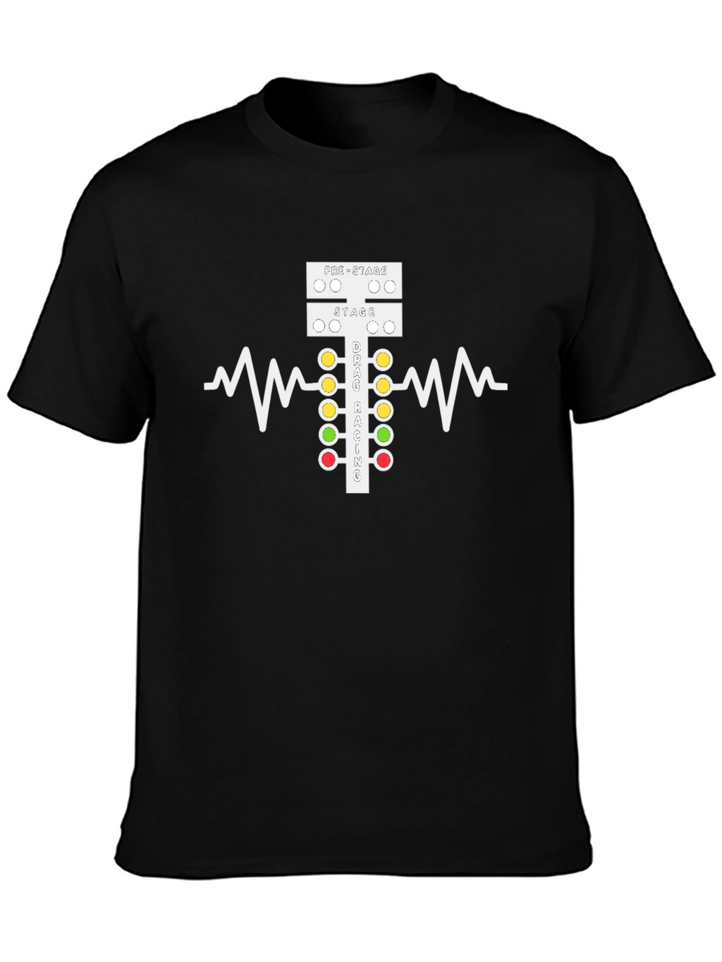 Drag Racing Tree T-Shirt - Black