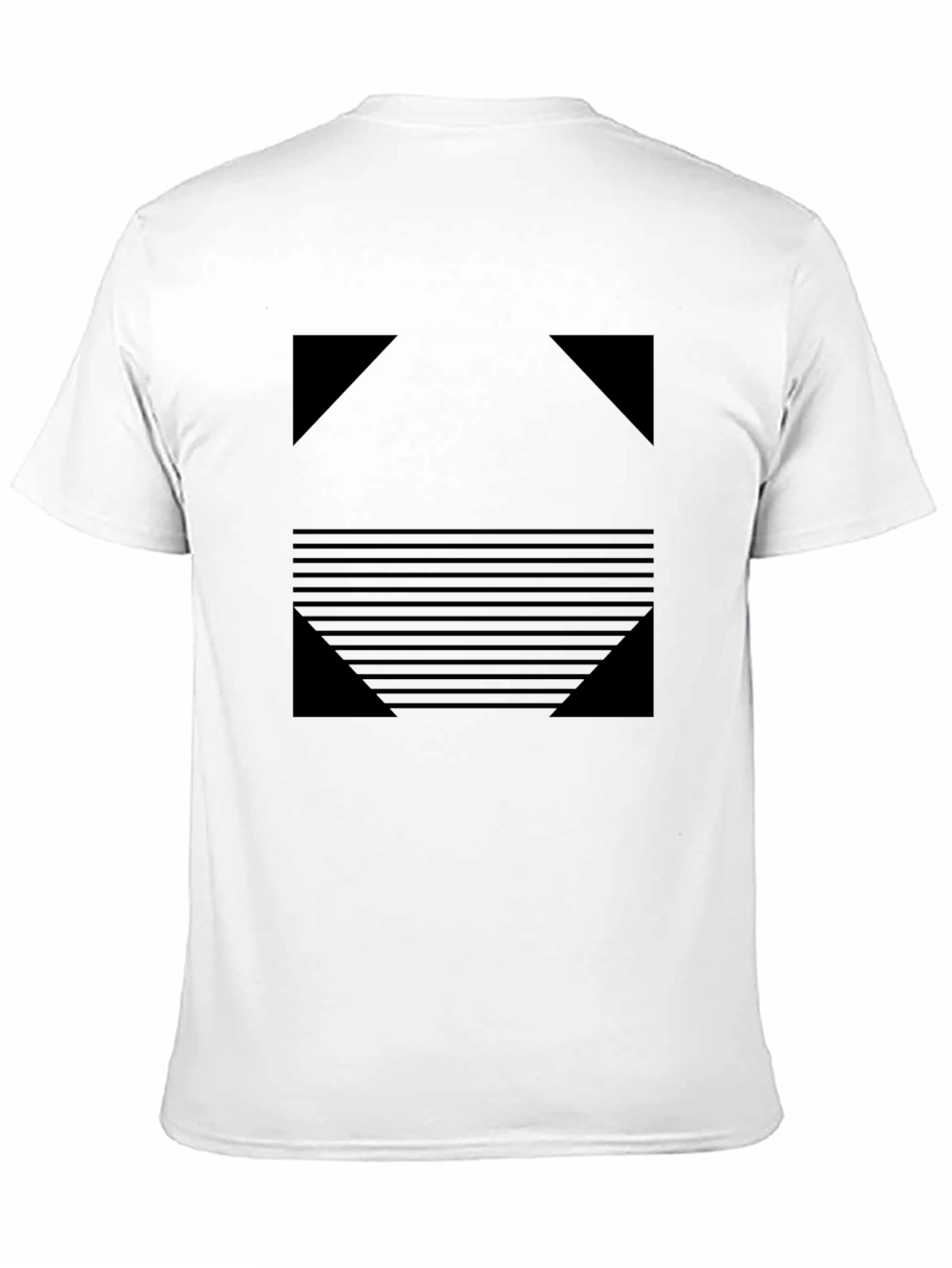 Geometric Black T-Shirt