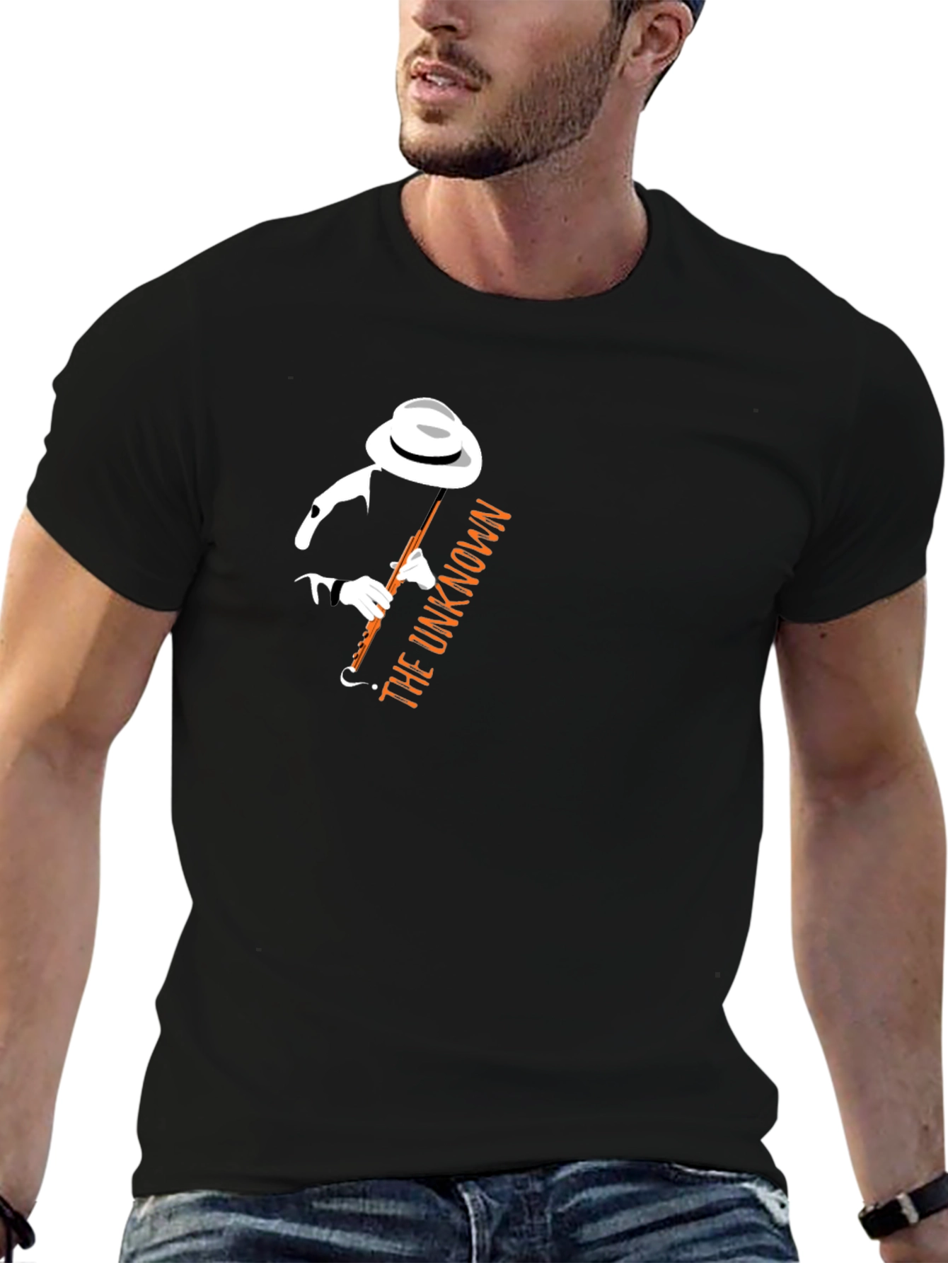 The Unknown Jazz Player Black T-Shirt