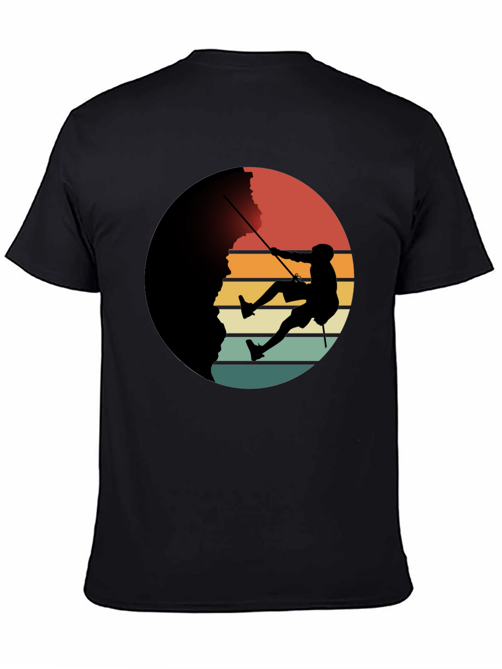 Retro Rock Climbing T-Shirt - Adventure Tee