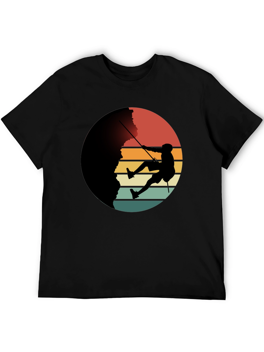 Retro Rock Climbing T-Shirt - Adventure Tee