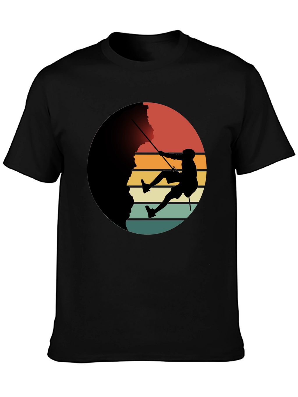 Retro Rock Climbing T-Shirt - Adventure Tee