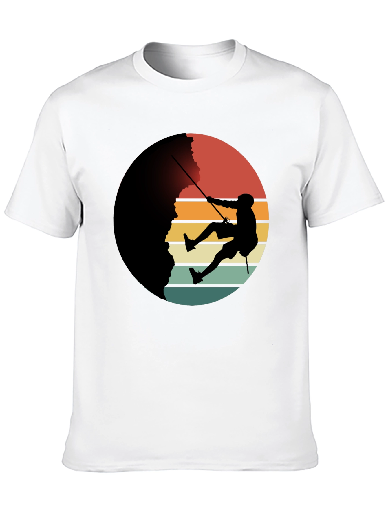 Retro Rock Climbing T-Shirt - Adventure Tee