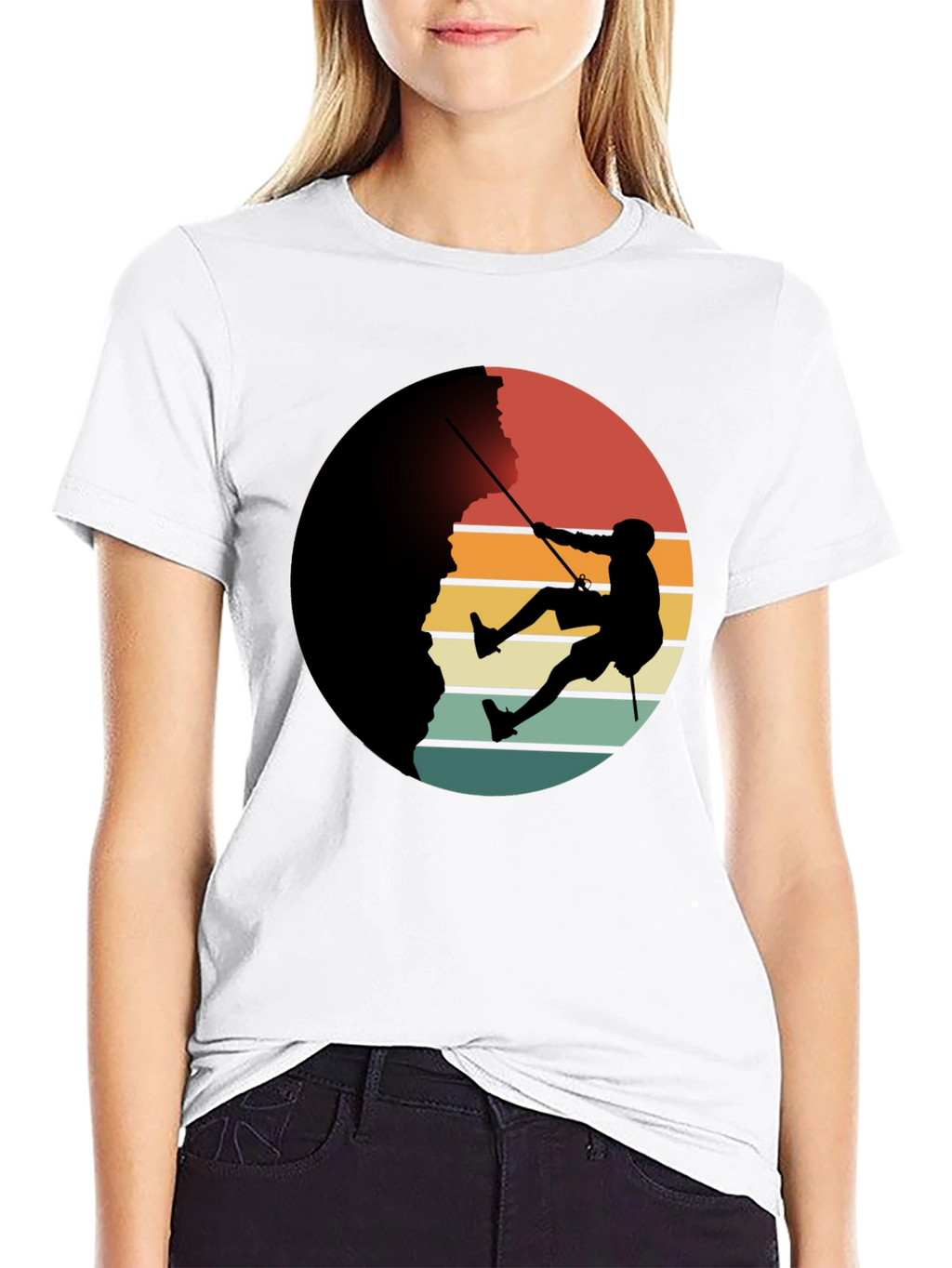 Retro Rock Climbing T-Shirt - Adventure Tee