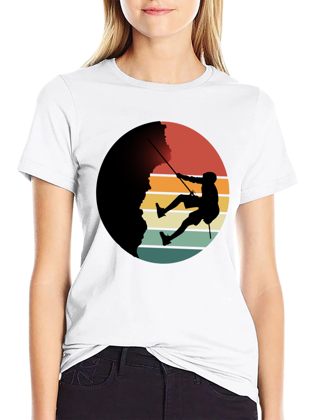 Retro Rock Climbing T-Shirt - Adventure Tee