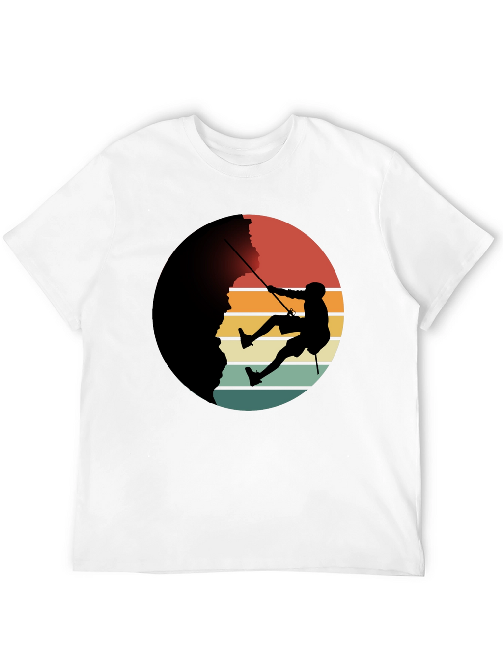 Retro Rock Climbing T-Shirt - Adventure Tee