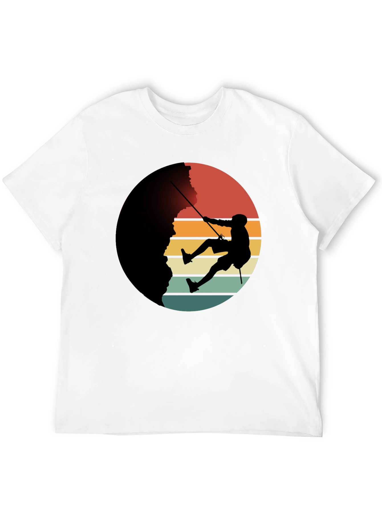 Retro Rock Climbing T-Shirt - Adventure Tee