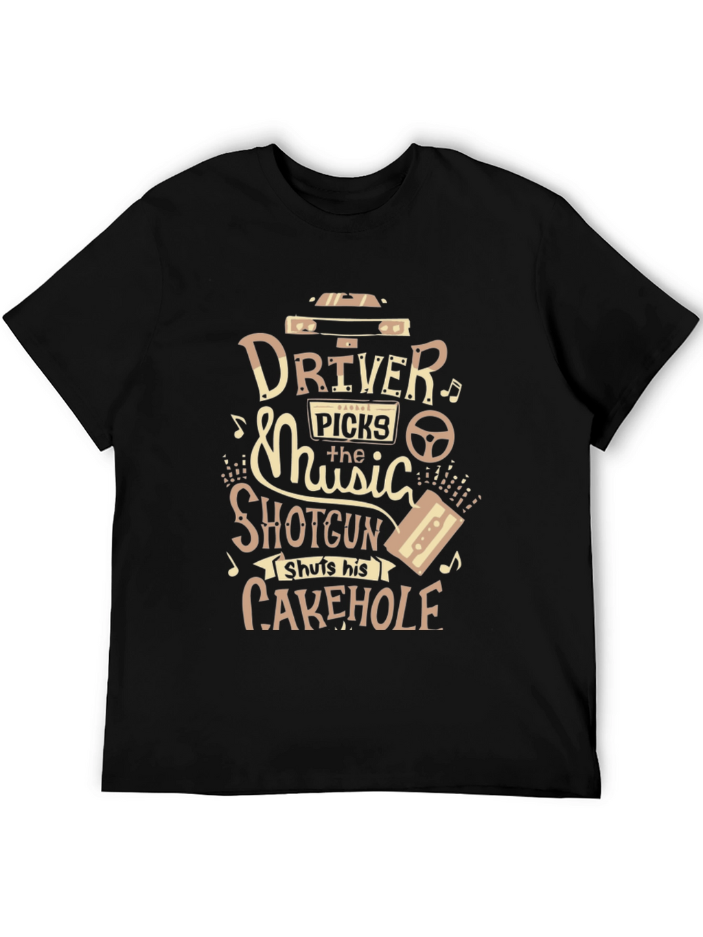 Driver Picks the Music T-Shirt