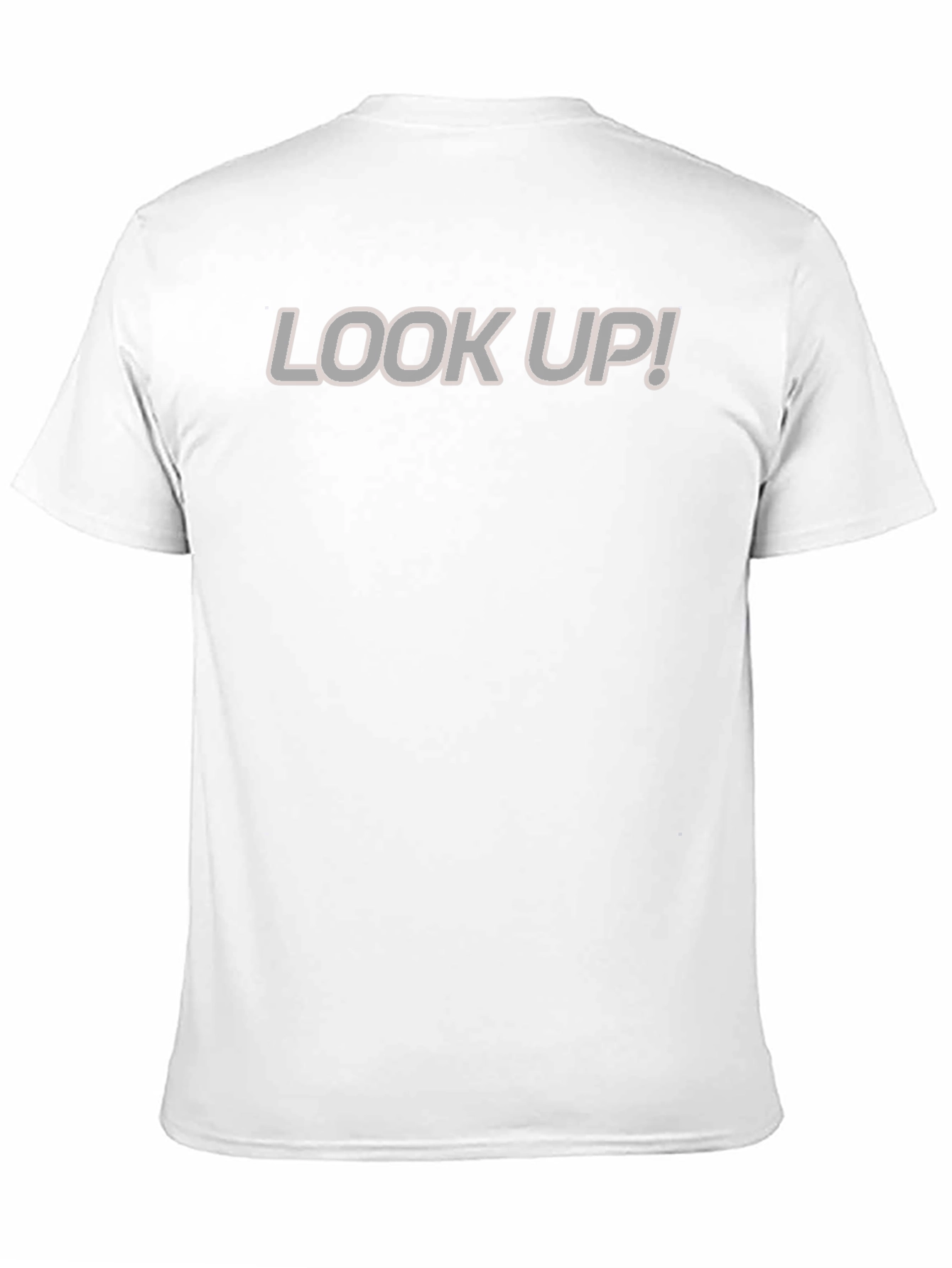 Look Up! Graphic Print Tee - Mens Casual Shirt