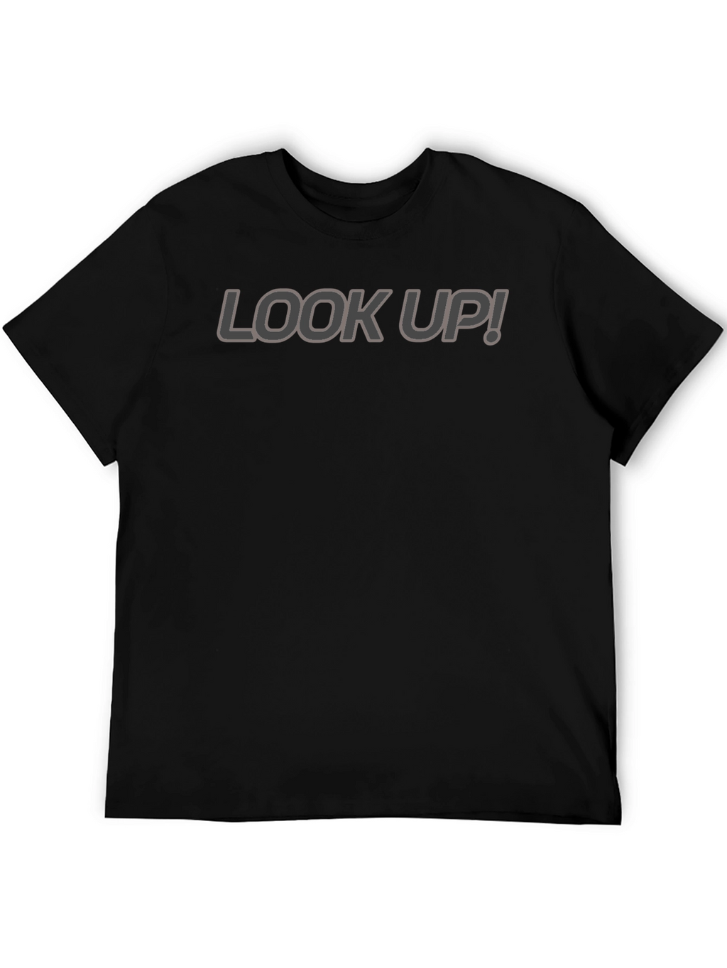 Look Up! Graphic Print Tee - Mens Casual Shirt