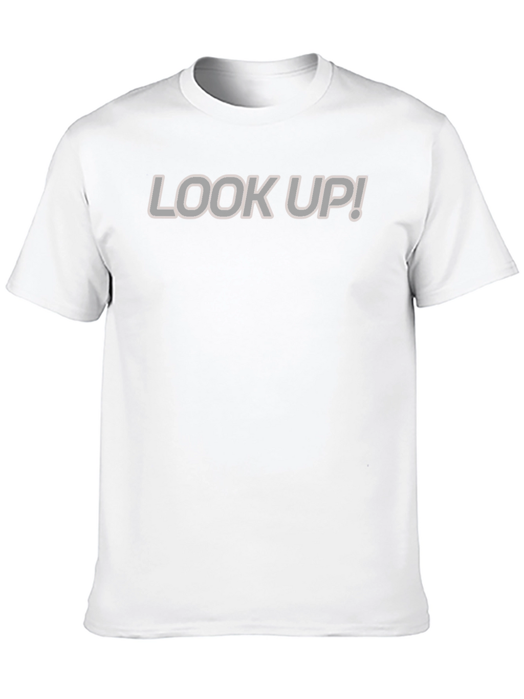 Look Up! Graphic Print Tee - Mens Casual Shirt