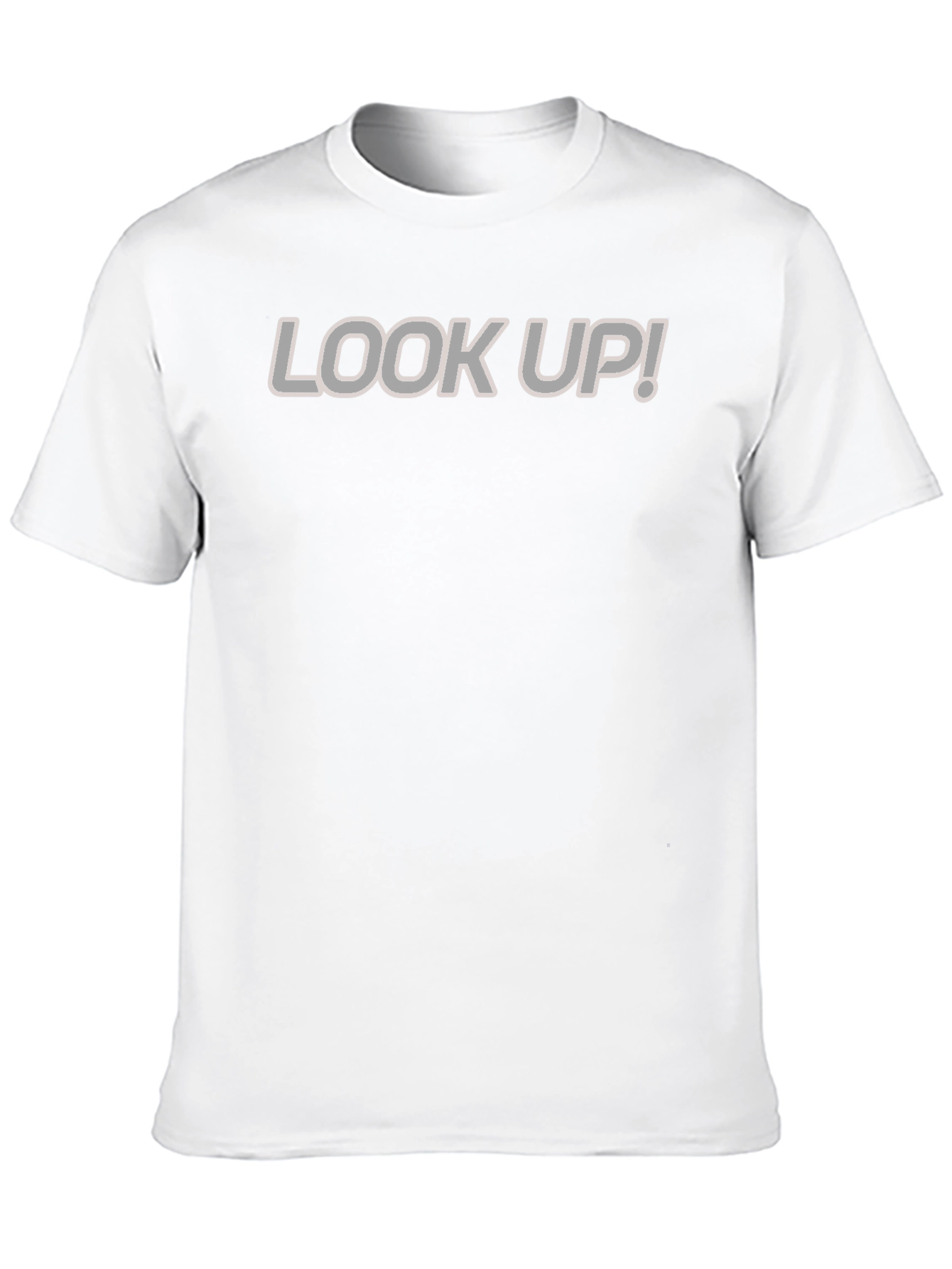 Look Up! Graphic Print Tee - Mens Casual Shirt