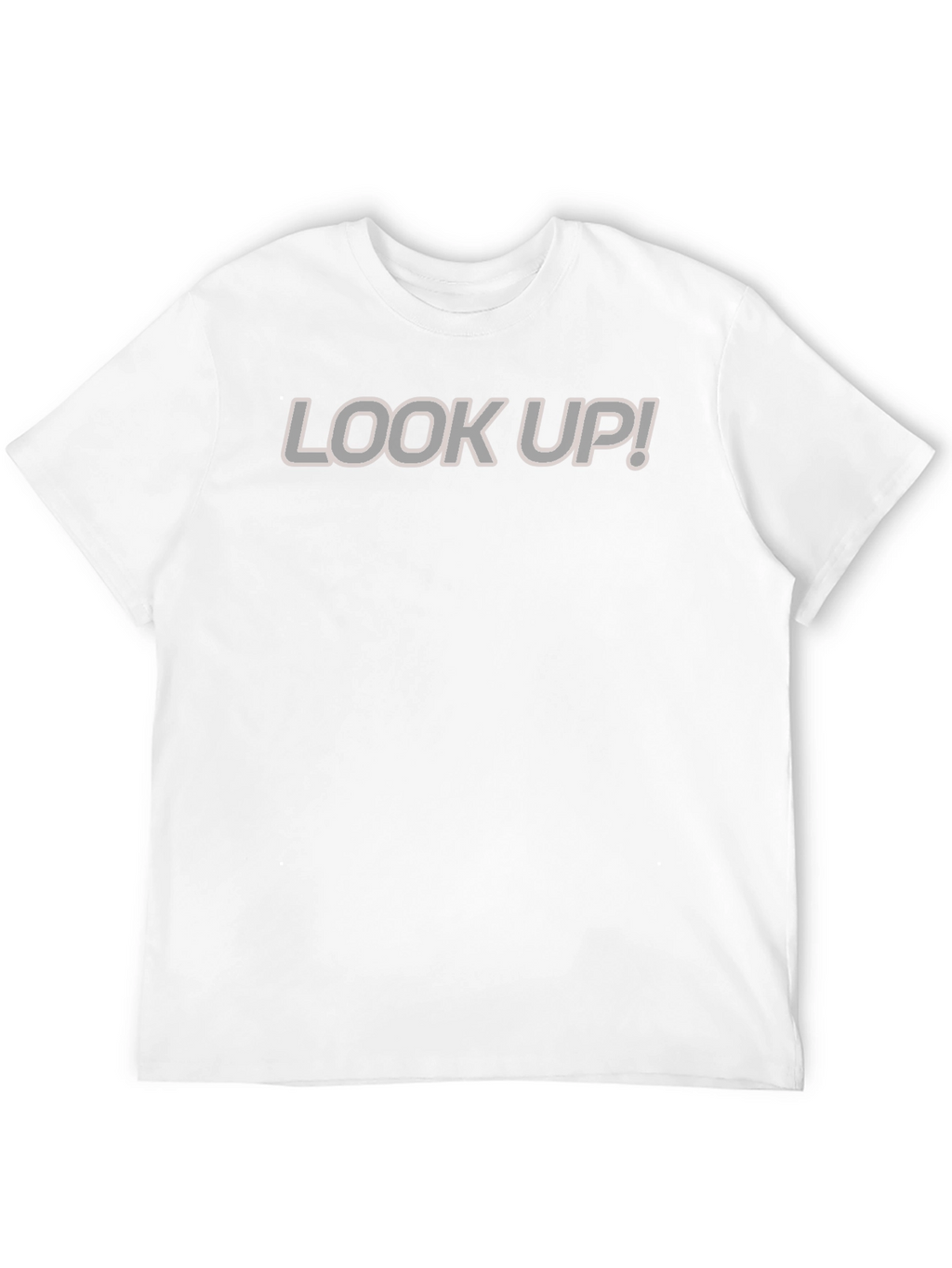 Look Up! Graphic Print Tee - Mens Casual Shirt