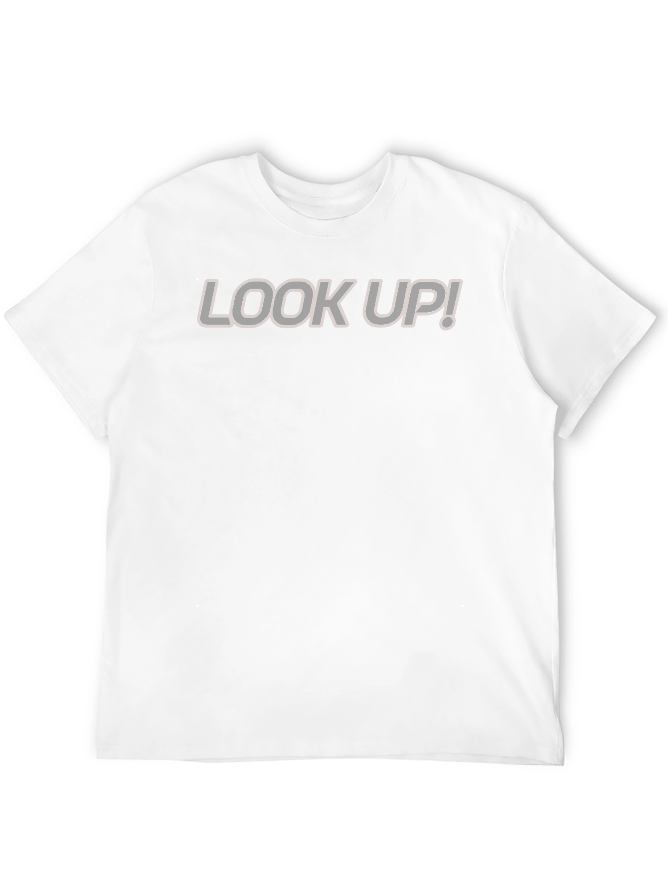 Look Up! Graphic Print Tee - Mens Casual Shirt
