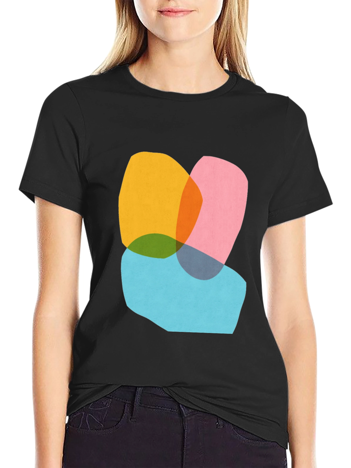 Abstract Graphic Tee - Modern Art Shirt