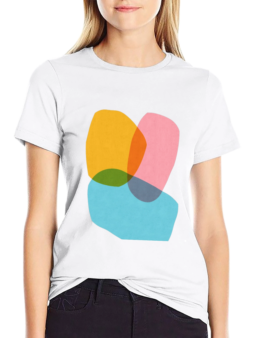 Abstract Graphic Tee - Modern Art Shirt