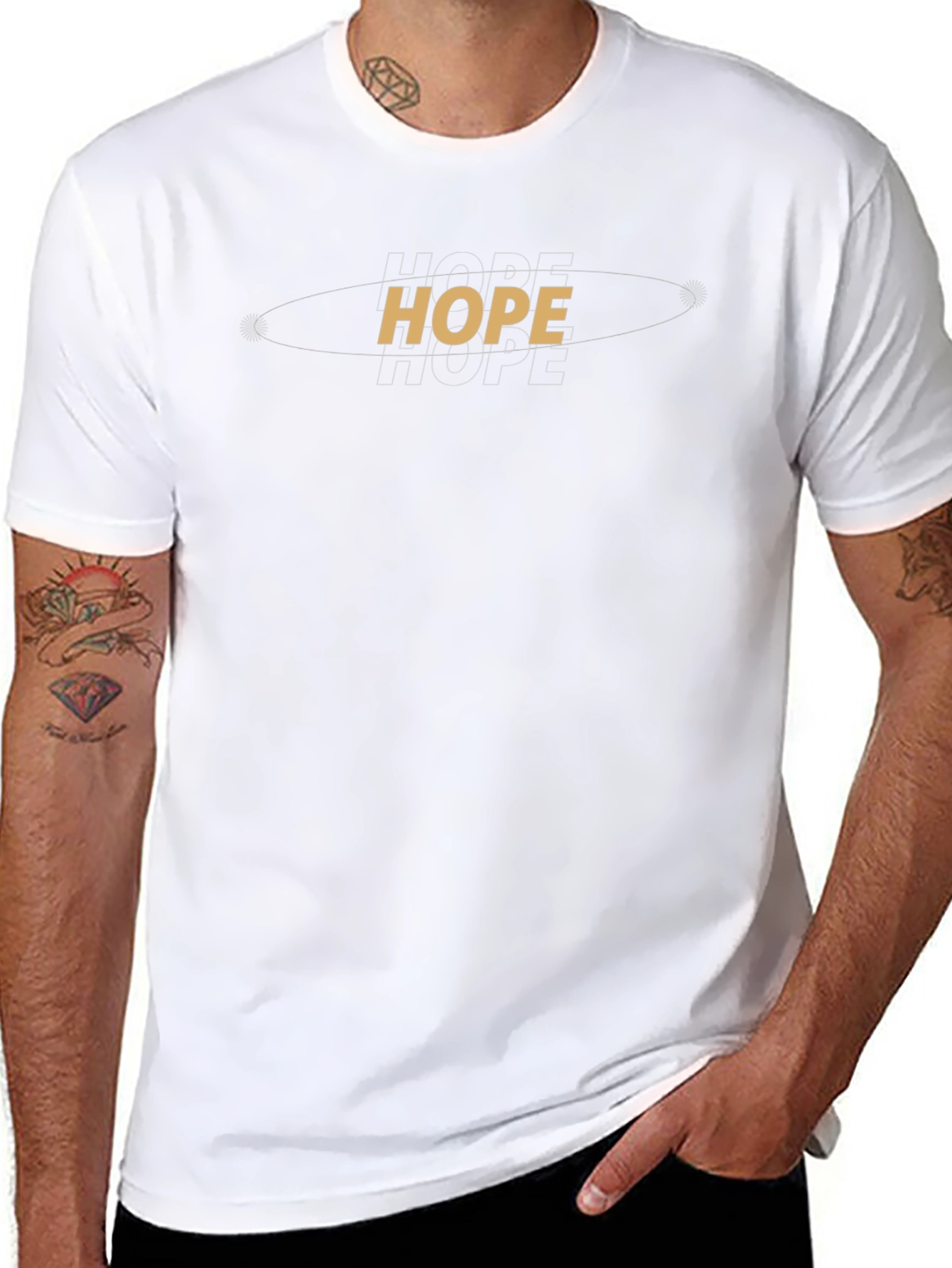 Hope Graphic Tee - Stylish Black Cotton T-Shirt