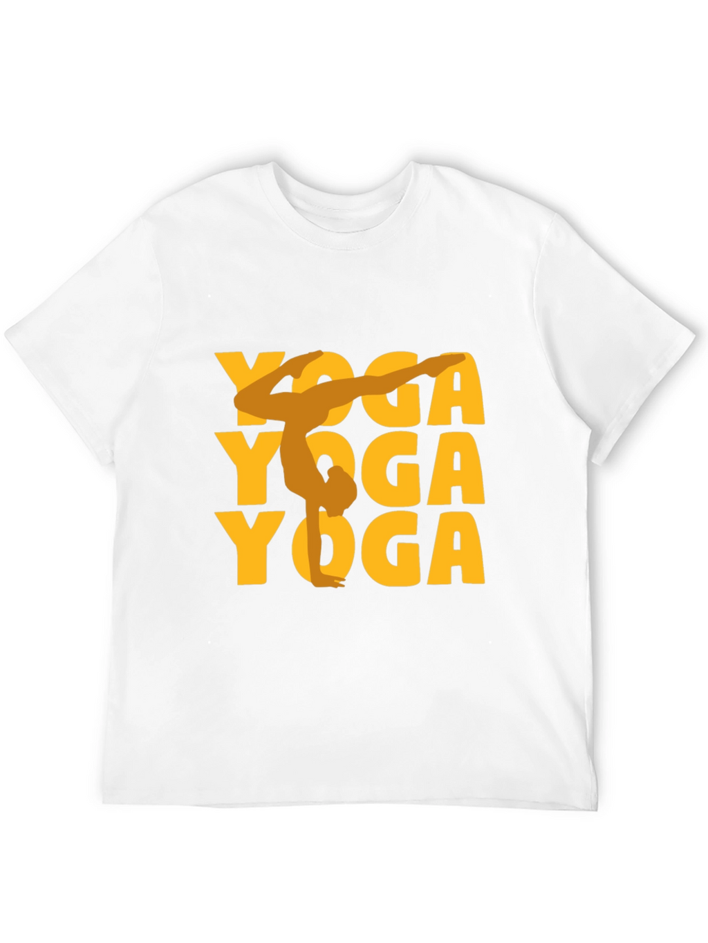 Yoga Pose Graphic Print T-Shirt