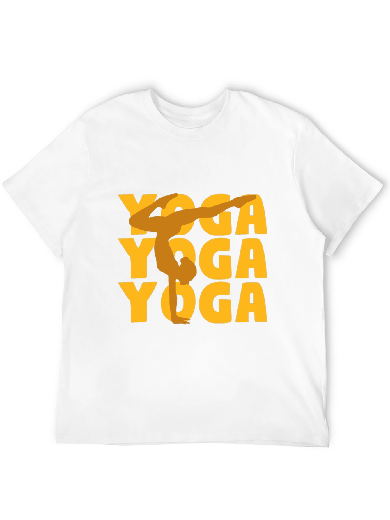 Yoga Pose Graphic Print T-Shirt