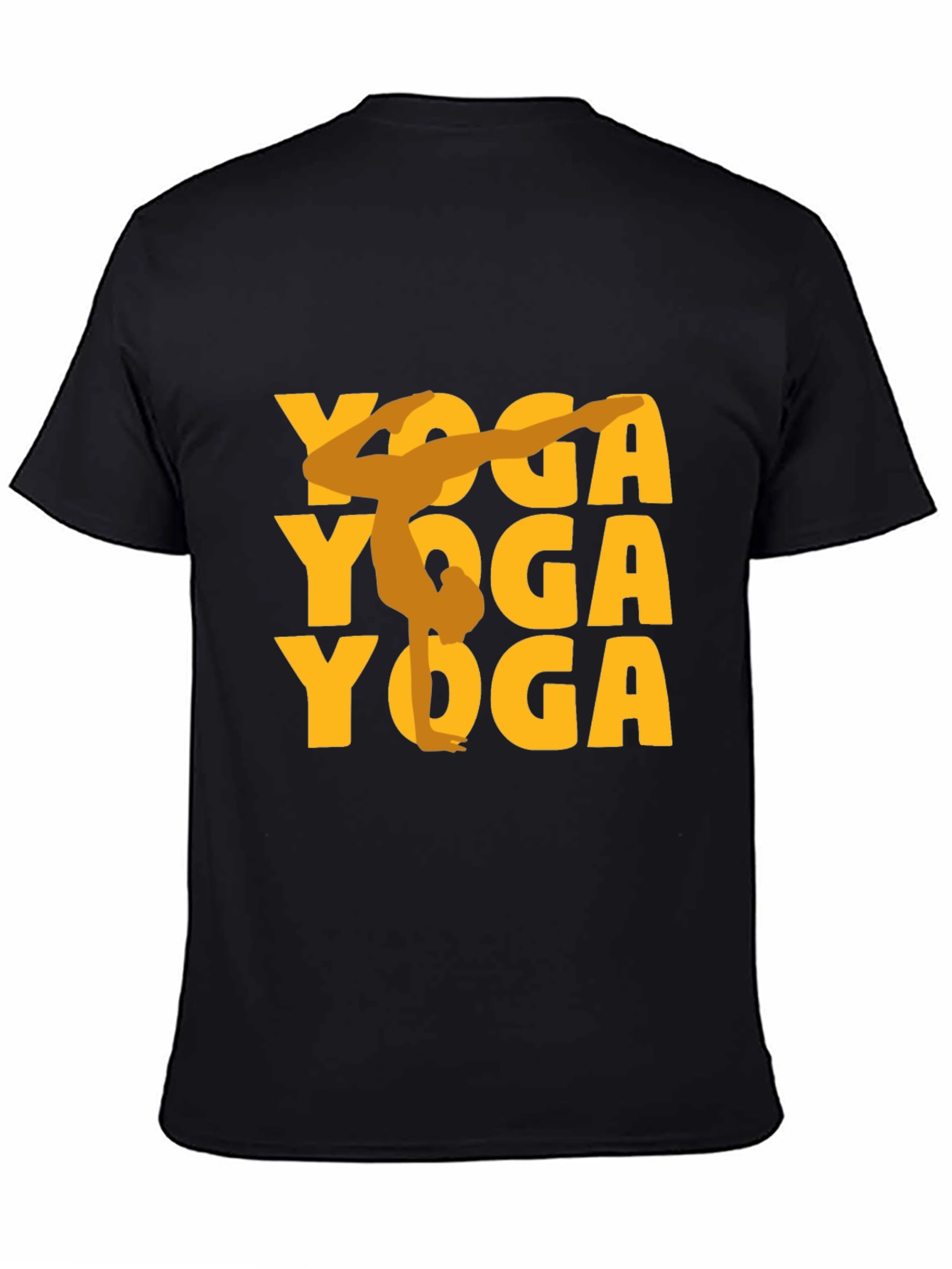 Yoga Pose Graphic Print T-Shirt