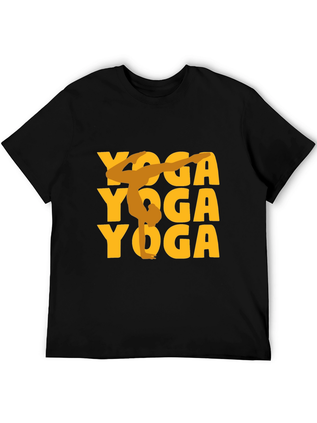 Yoga Pose Graphic Print T-Shirt
