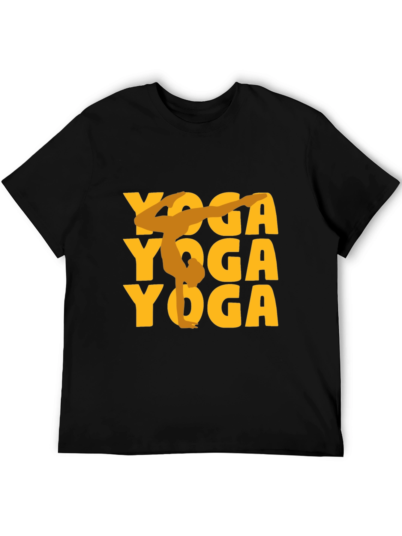 Yoga Pose Graphic Print T-Shirt