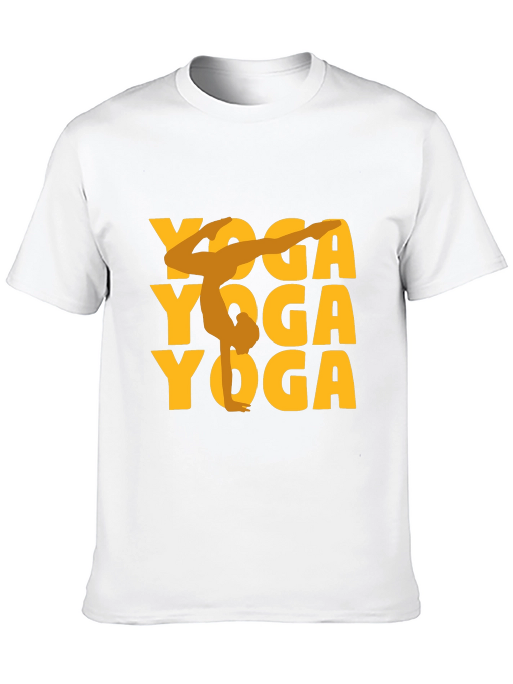 Yoga Pose Graphic Print T-Shirt