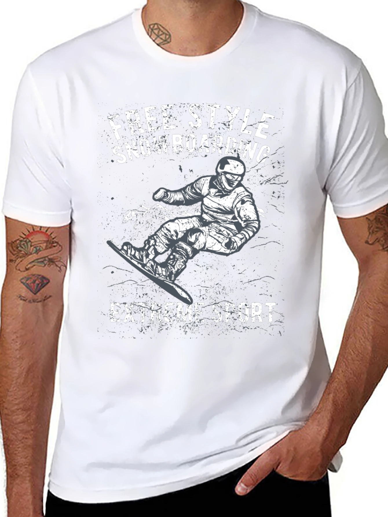 Freestyle Snowboarding Extreme Sport T-Shirt
