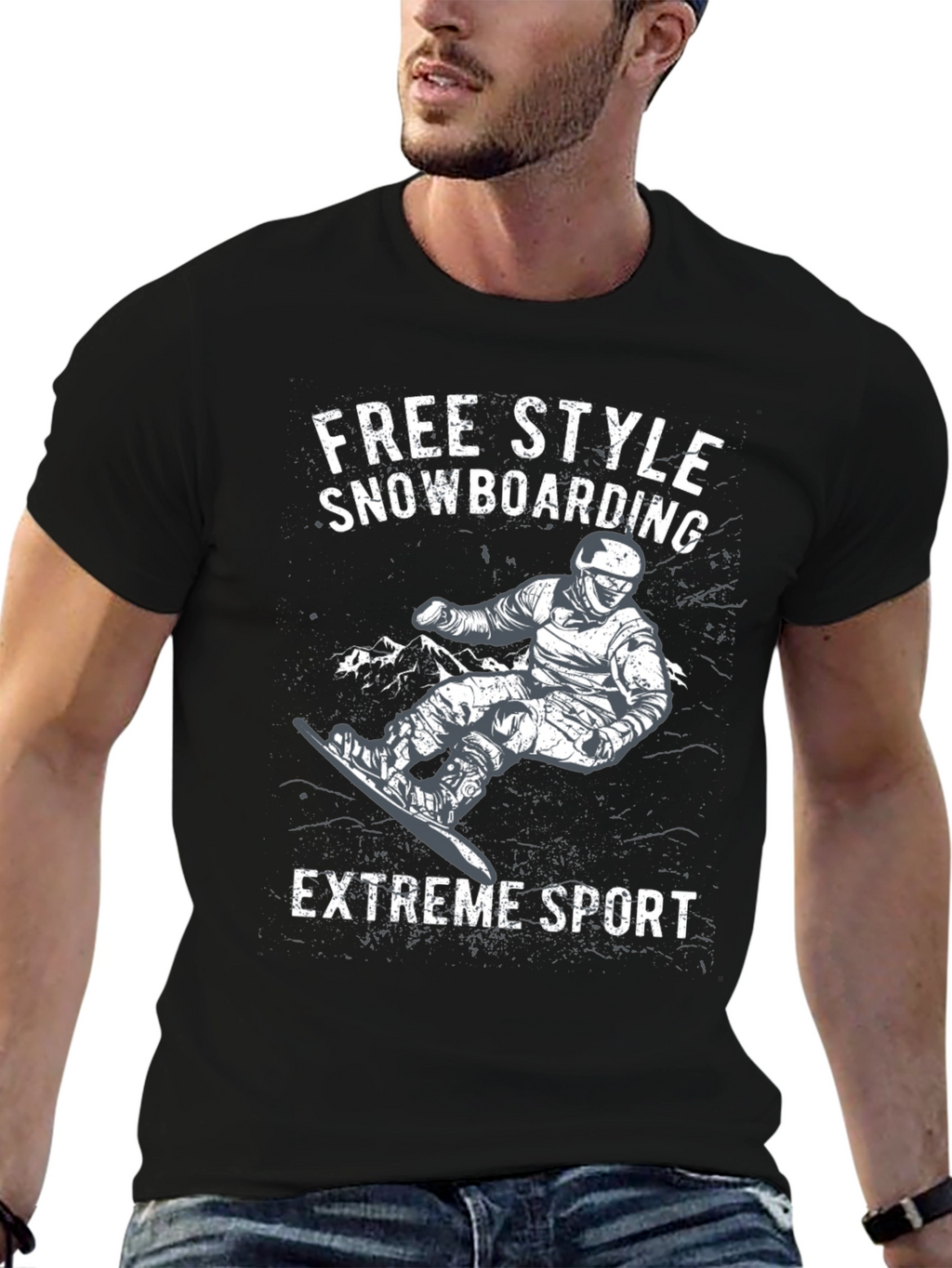 Freestyle Snowboarding Extreme Sport T-Shirt