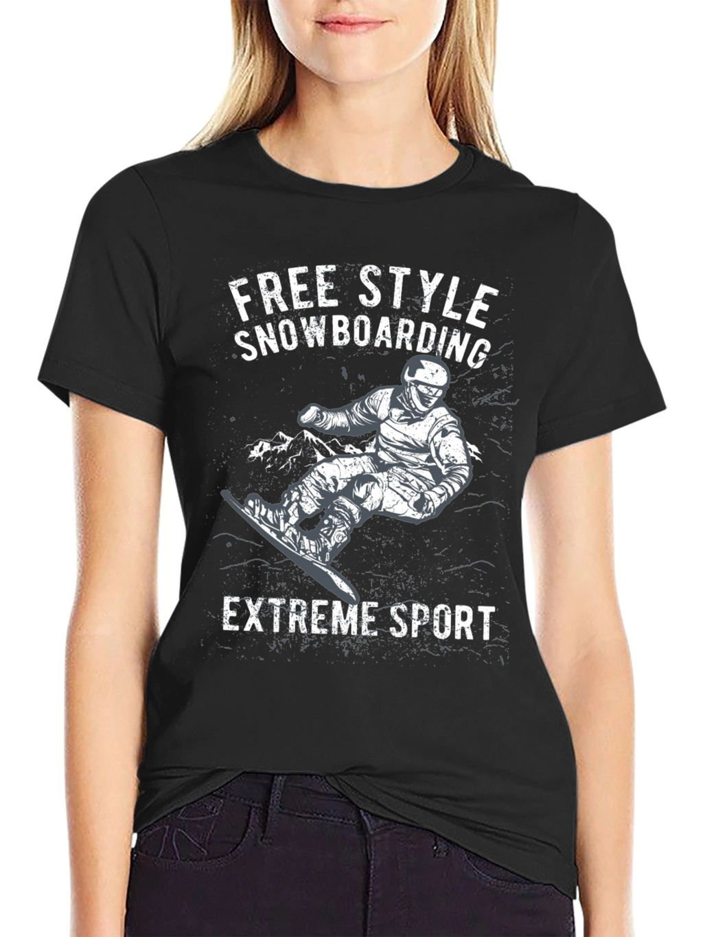 Freestyle Snowboarding Extreme Sport T-Shirt